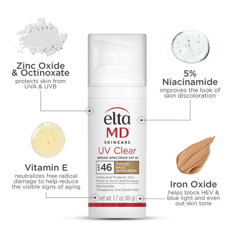 Elta MD UV Clear-Tinted Broad-Spectrum SPF 46